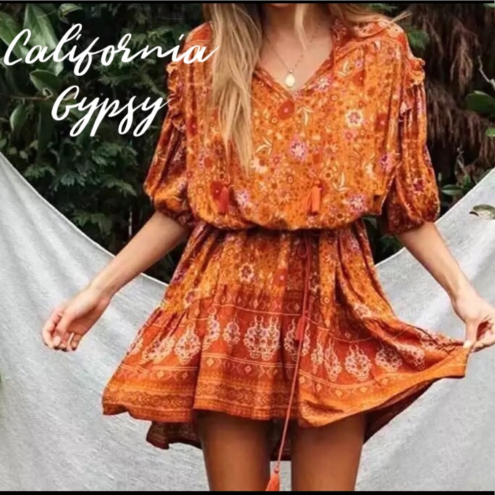LAST ONE🎉Tassel Mini Dress - Picture 1 of 16